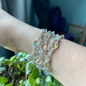 Vintage Avon matte silver tone bracelet